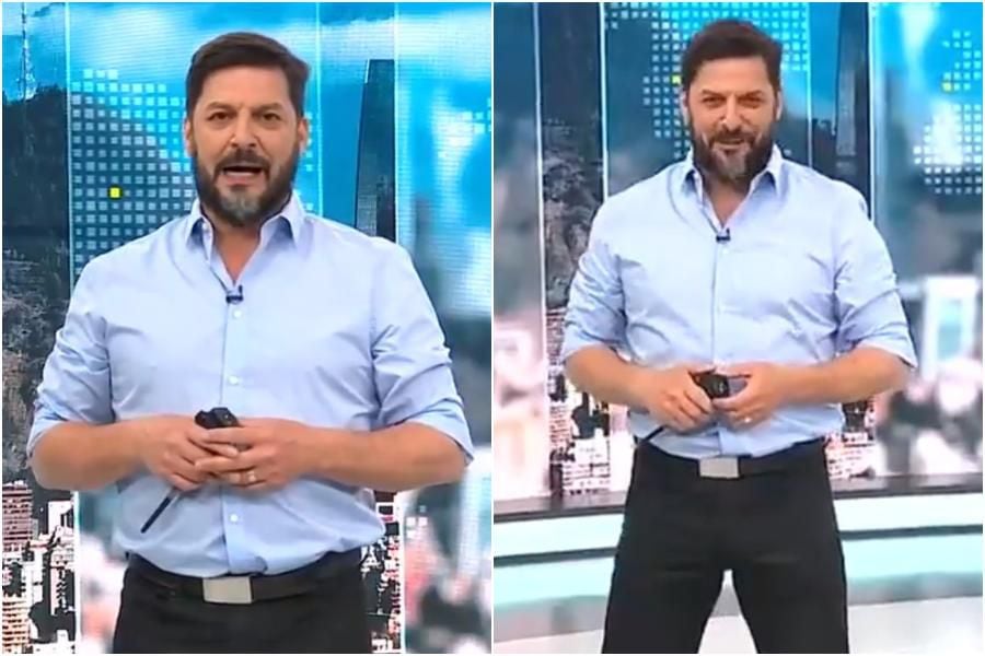 "Marcha del retraso... rechazo": El lapsus de Rafael Cavada en su debut en el noticiario