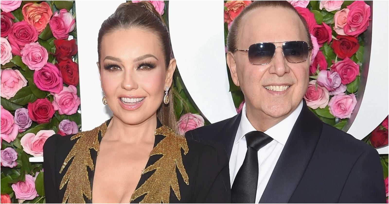 Thalía y Tommy Mottola