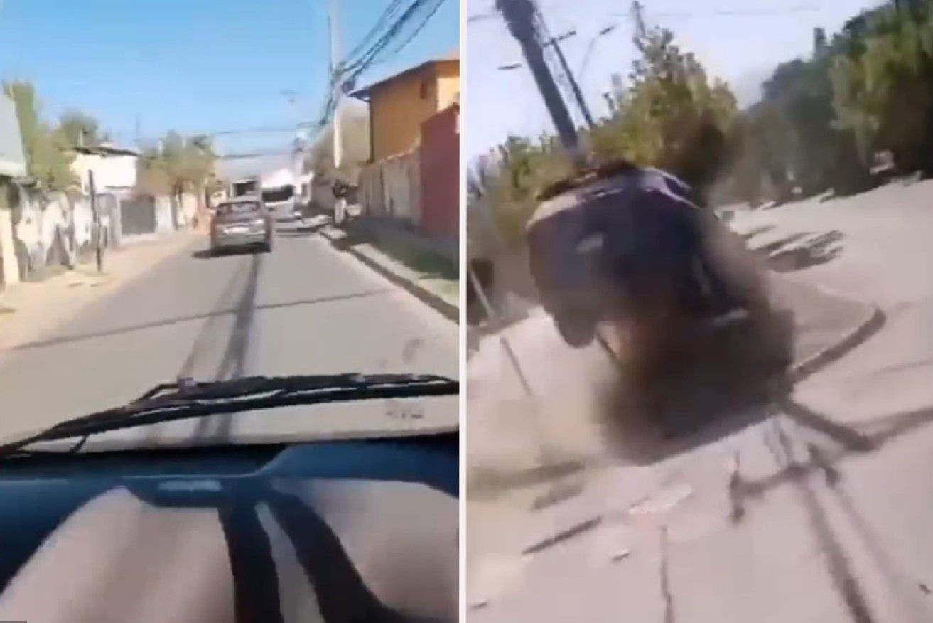 VIDEO: Persecución y choque en Rancagua