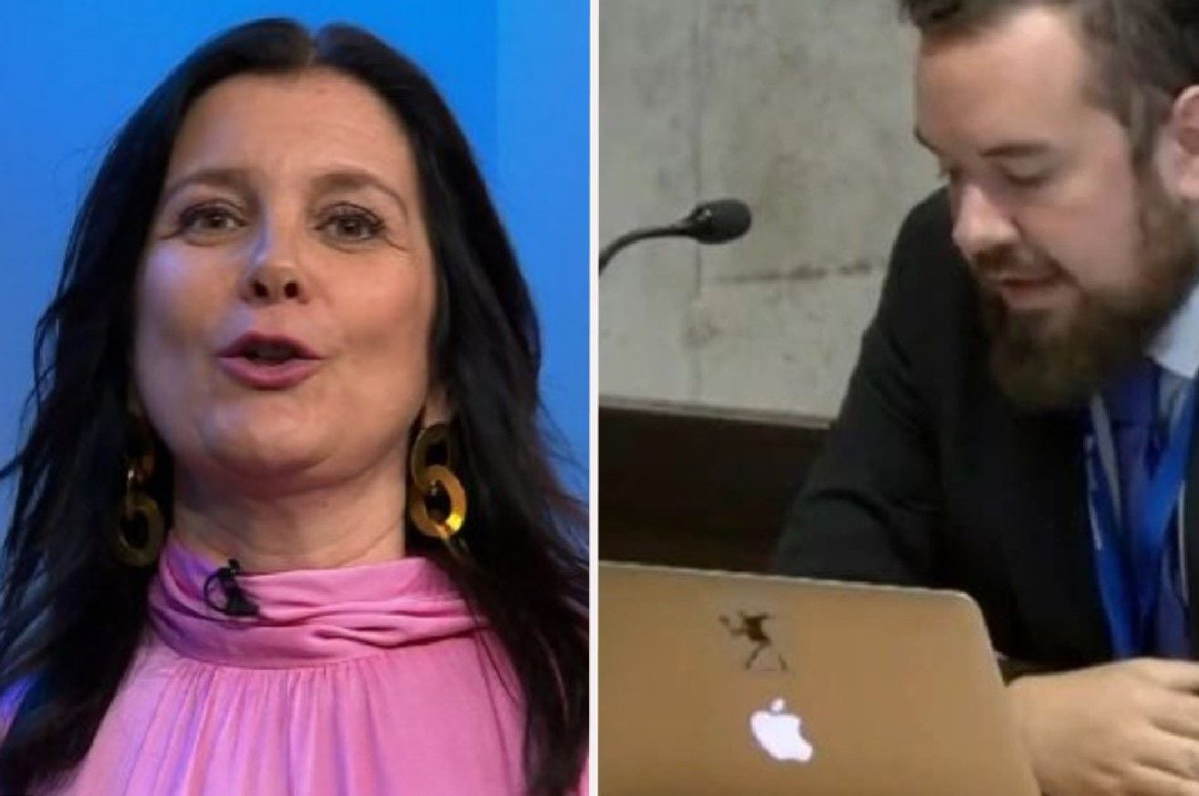 Mirna Schindler responde a diputados por sticker de Banksy