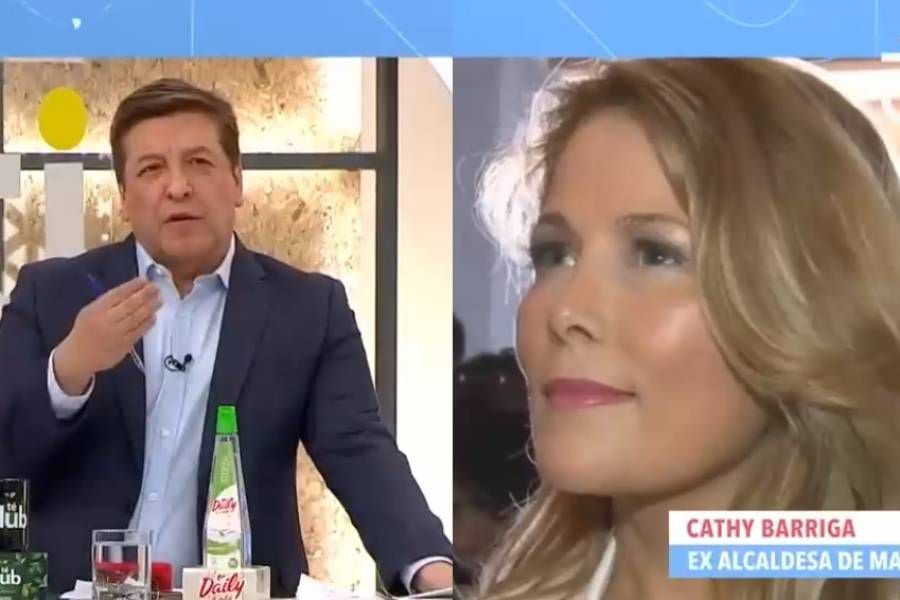 "Que sea más hombrecito": Cathy Barriga responde en vivo a Vodanovic y anuncia querella