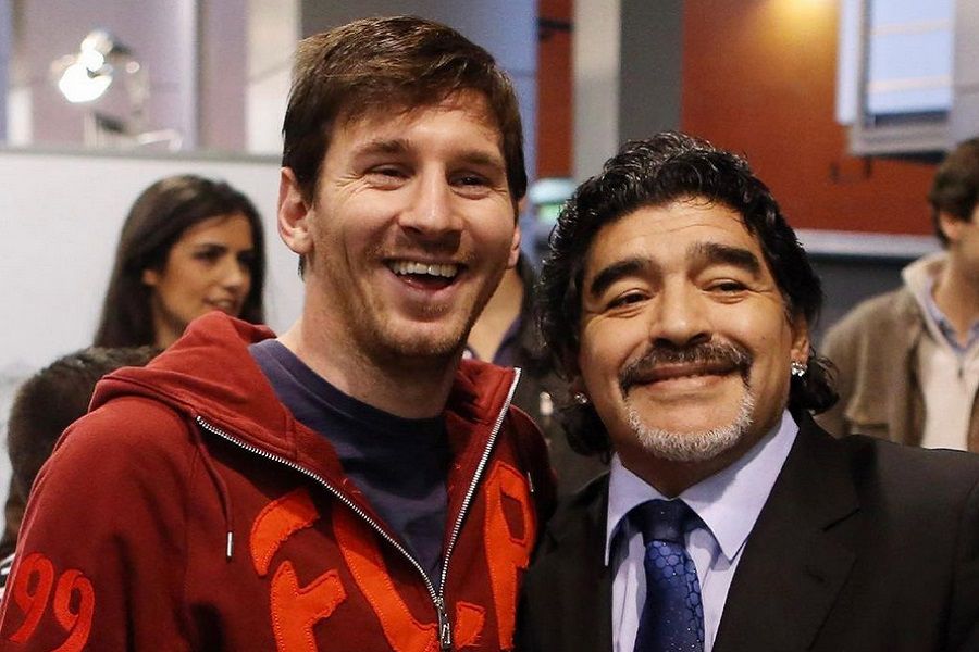 "Nos deja pero no se va...": Messi llora la muerte de Diego Maradona