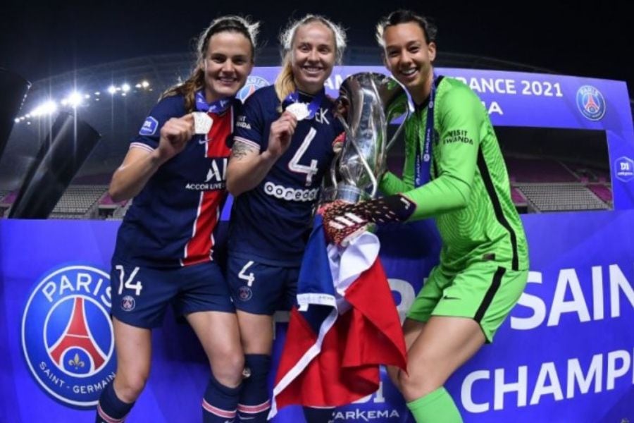 Tiane Endler hizo historia y se coronó campeona de la liga francesa con el PSG