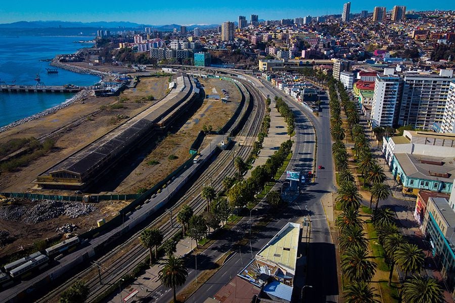 VALPARAISO: Panoramicas de la ciudad en cuarentena total