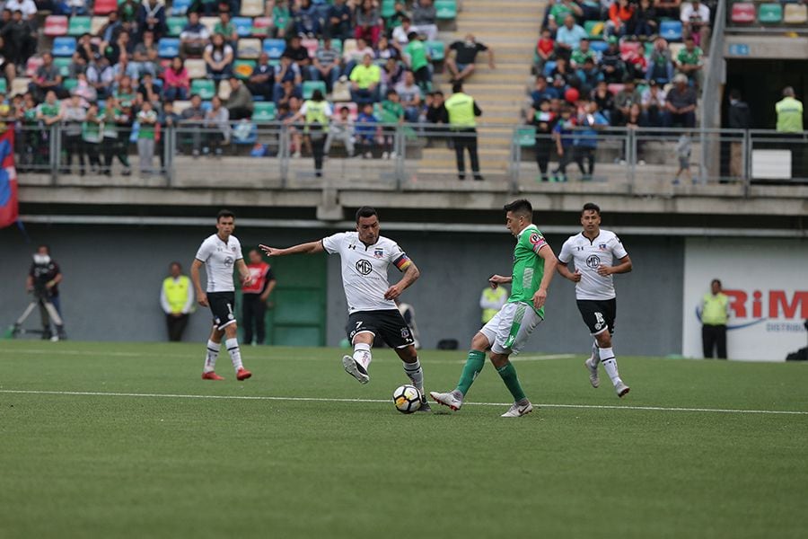 AUDAX ITALIANO vs COLO COLO, POR LA VIGESIMO SEPTIMA FECHA DEL CAMPEONATO SCOTIABANK 2018. EMPATARON A 1-1 EN EL ESTADIO BICENTENARIO DE LA FLORIDA.
