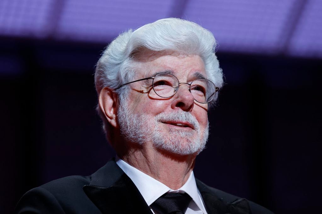 George Lucas durante la ceremonia de Cannes.