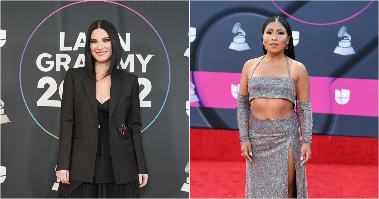 Laura Pausini y Yalitza Aparicio en los Grammy Latinos