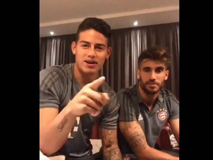 James Rodríguez y Javi Martínez también se sumaron a campaña de Monito Vidal