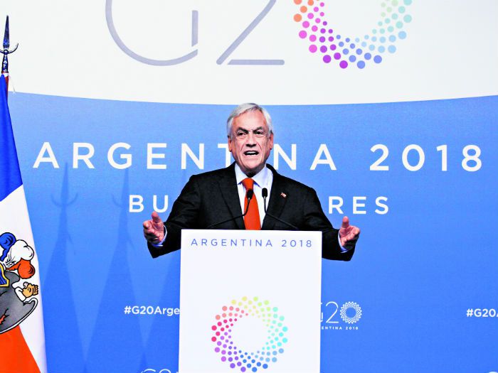 Piñera al cierre del G20:  "Hay voluntad de pasar de las palabras a la acción"