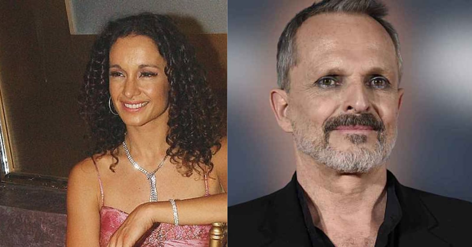 Miguel Bosé y Claudia Miranda