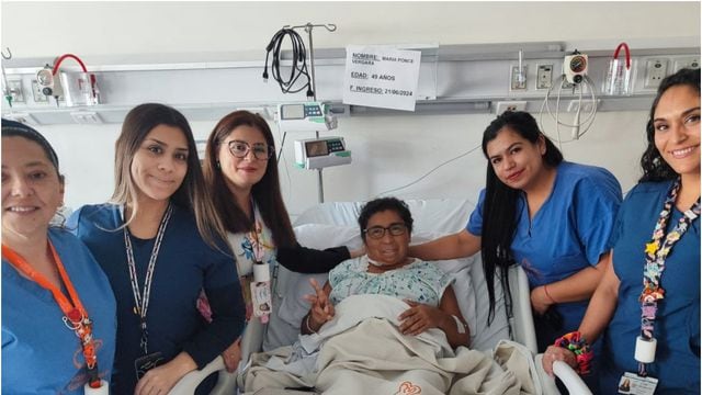 Mujer recibe trasplante de riñón tras 8 años de espera