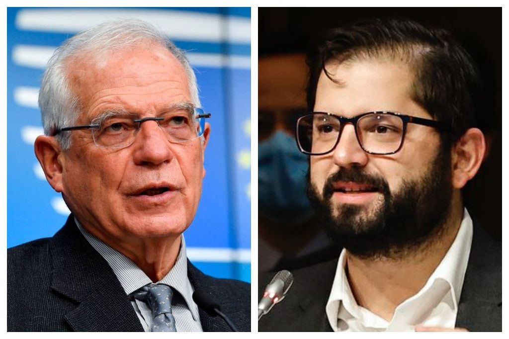 Josep Borrell y Gabriel Boric