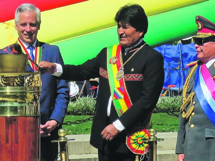 Evo Morales reiteró que demanda por el mar sigue viva