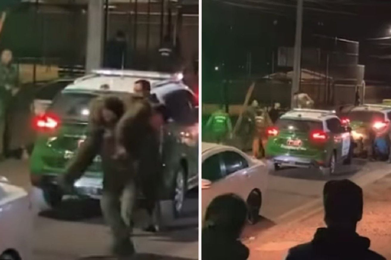 Videos: Carabineros matan a conductor que atropelló a efectivo