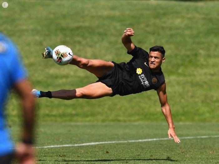 Así fue el primer día de Alexis Sánchez en el Inter de Milán