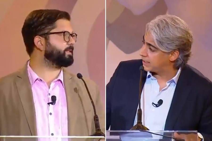 "Controlarse los nervios es clave": el cruce entre MEO y Boric en el debate de la Universidad de Chile