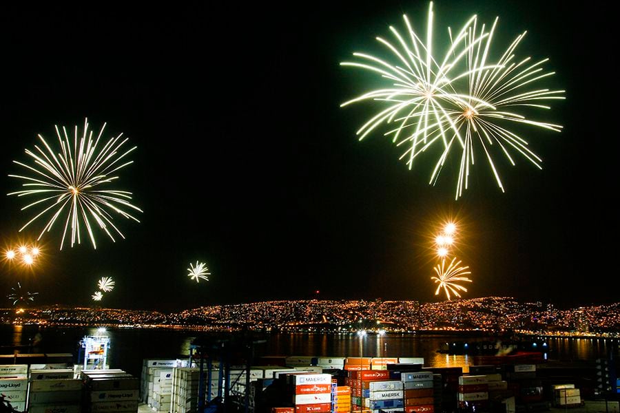 Año nuevo en Valparaiso 2018