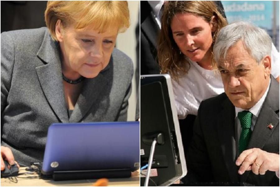 Piñera sostuvo videoconferencia con la canciller alemana Angela Merkel