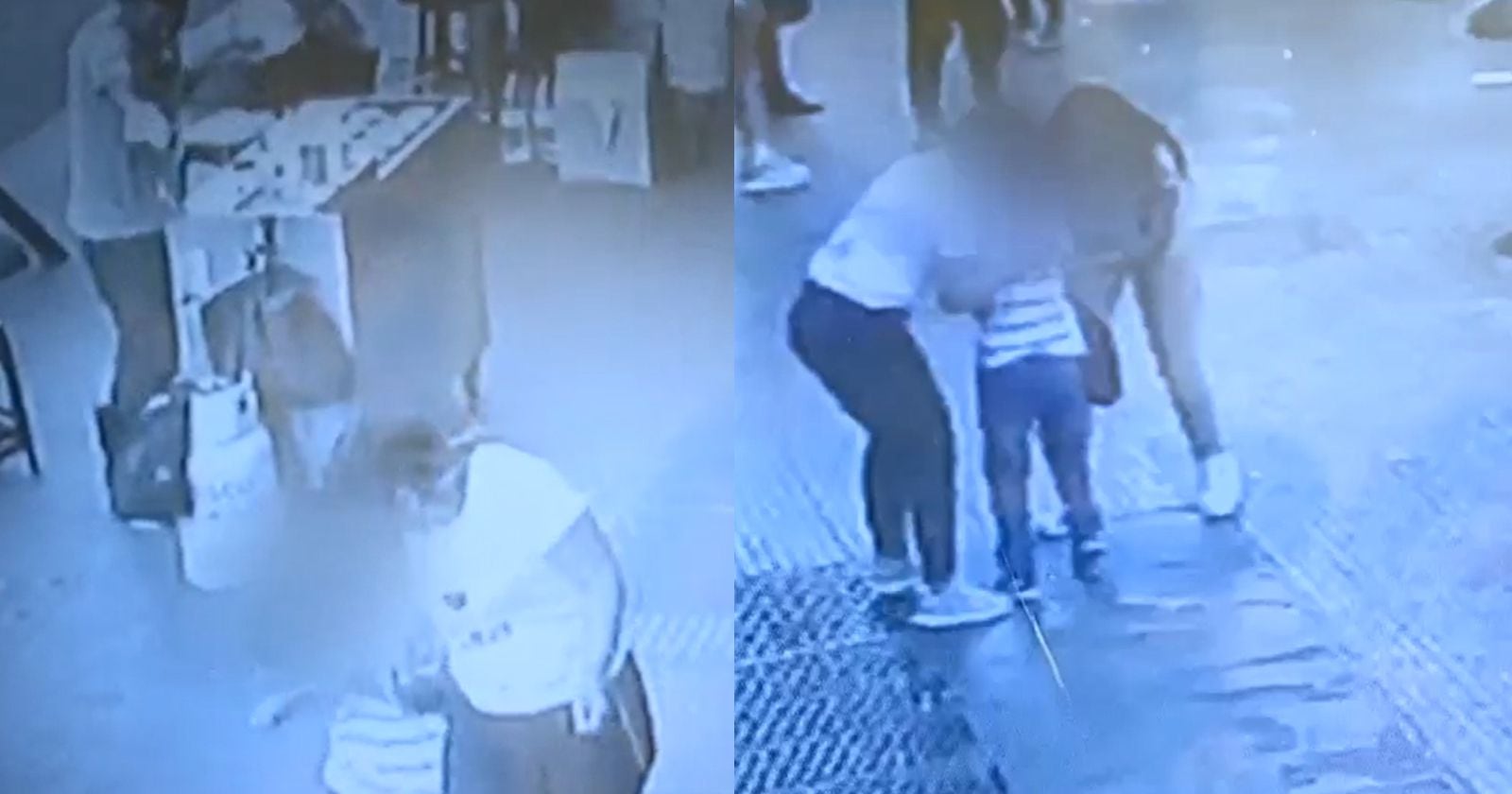 Niño golpeado por botella