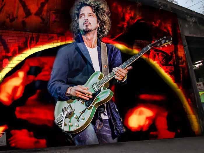 Con mural de Chris Cornell inauguran expo "Íconos a cielo abierto"