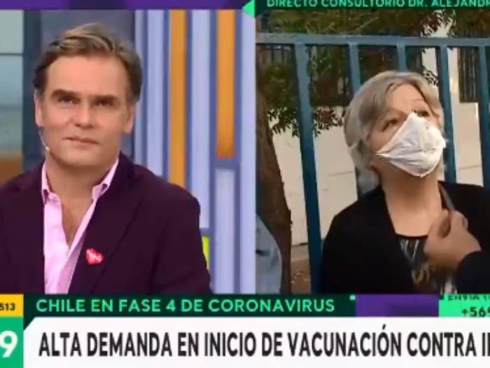 "Es impresentable": indignación en vivo por caso de abuelita que se hizo mascarilla con toalla nova