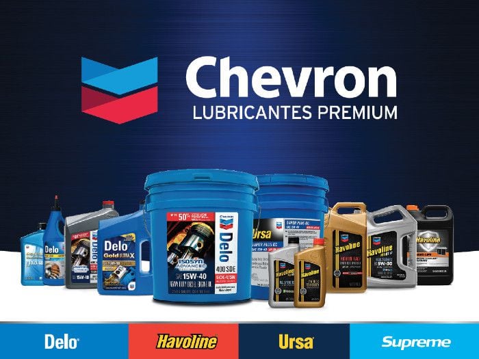 Productos Chevron ofrecen protección, el mejor desempeño y la máxima confiabilidad de operación bajo una amplia gama de condiciones