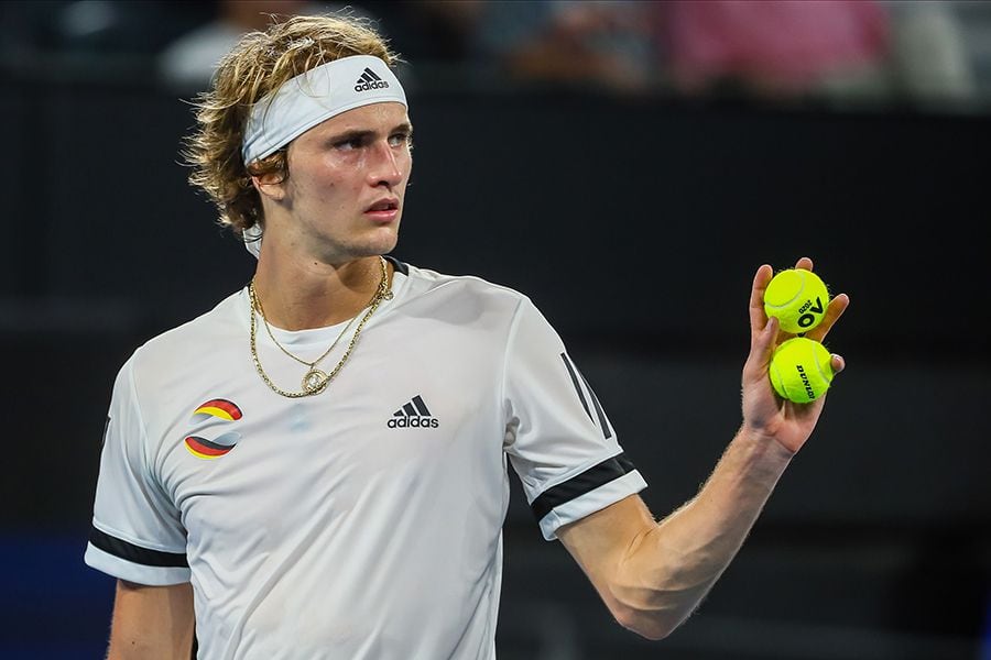 Zverev jugó con Unión Española en el FIFA 2020