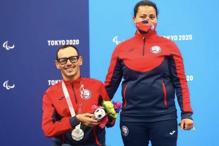 Juegos Paralímpicos: Alberto Abarza ganó la medalla de plata en los 200 metros libres