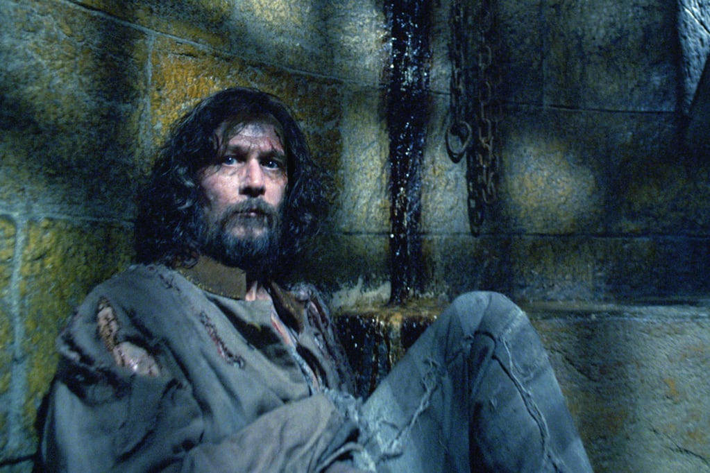 Gary Oldman como Sirius Black en Harry Potter y El Prisionero de Azkaban.