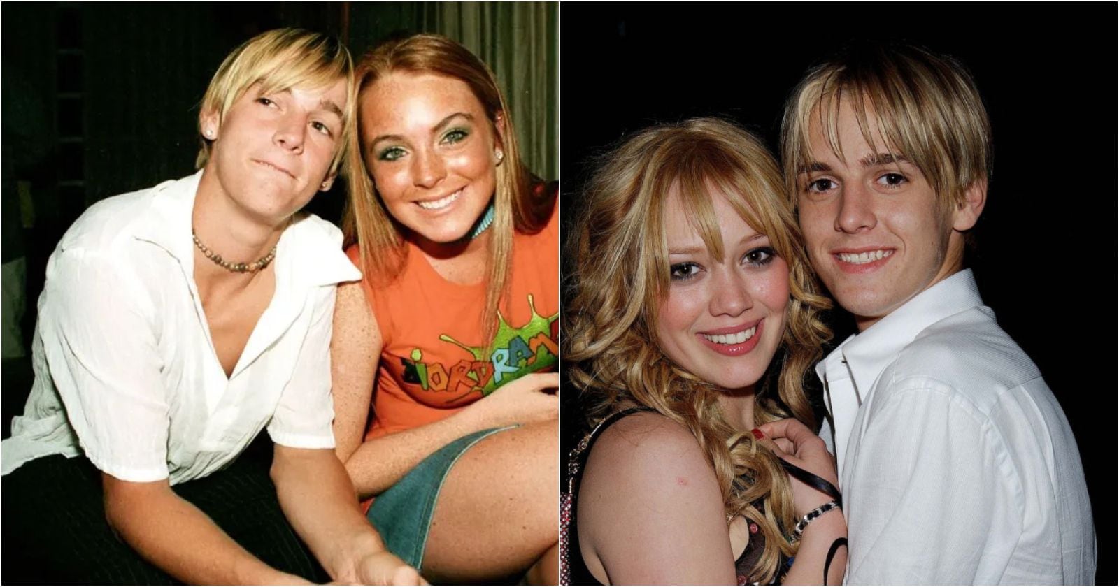 Hilary Duff, Lindsay Lohan y Aaron Carter