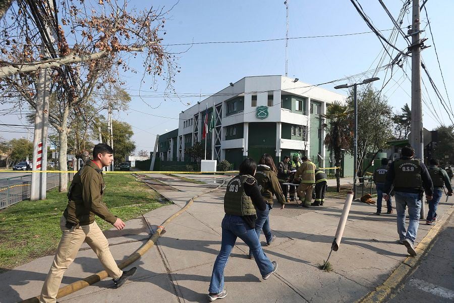 Pánico por bombazo en comisaría de Huechuraba