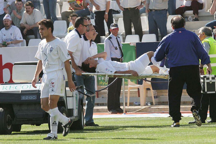 08/05/05 PARTIDO DE LIGA 1ª DIVISION
 ALBACETE - LEVANTE
LESION DE