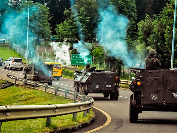 Asaltan con armas de fuego a equipo de TVN en zona de conflicto Mapuche