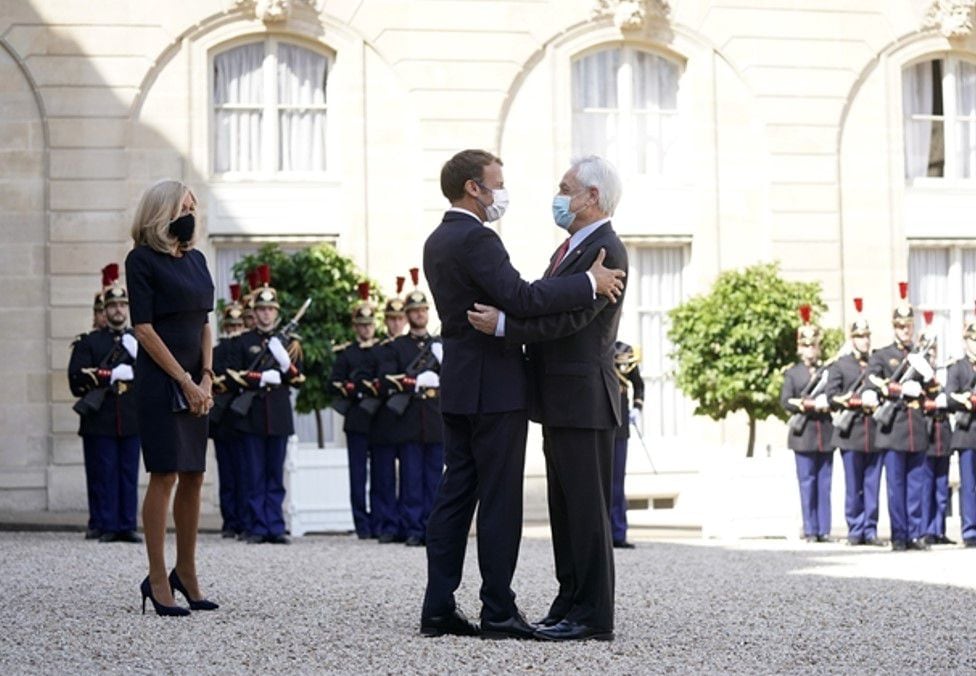 De qué hablaron Emmanuel Macron y Sebastián Piñera en París