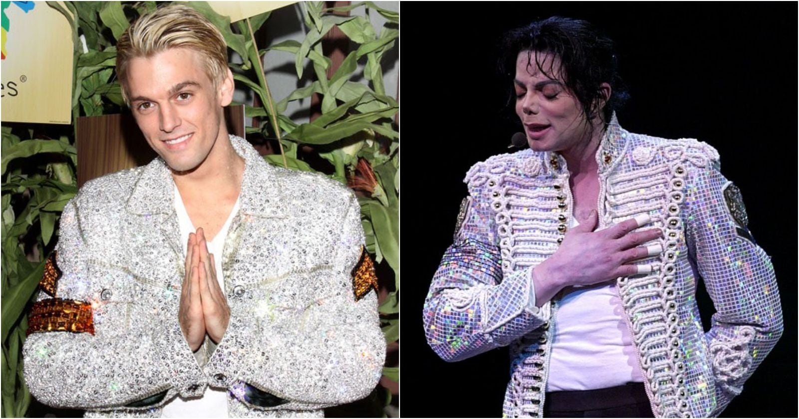 Aaron Carter y Michael Jackson