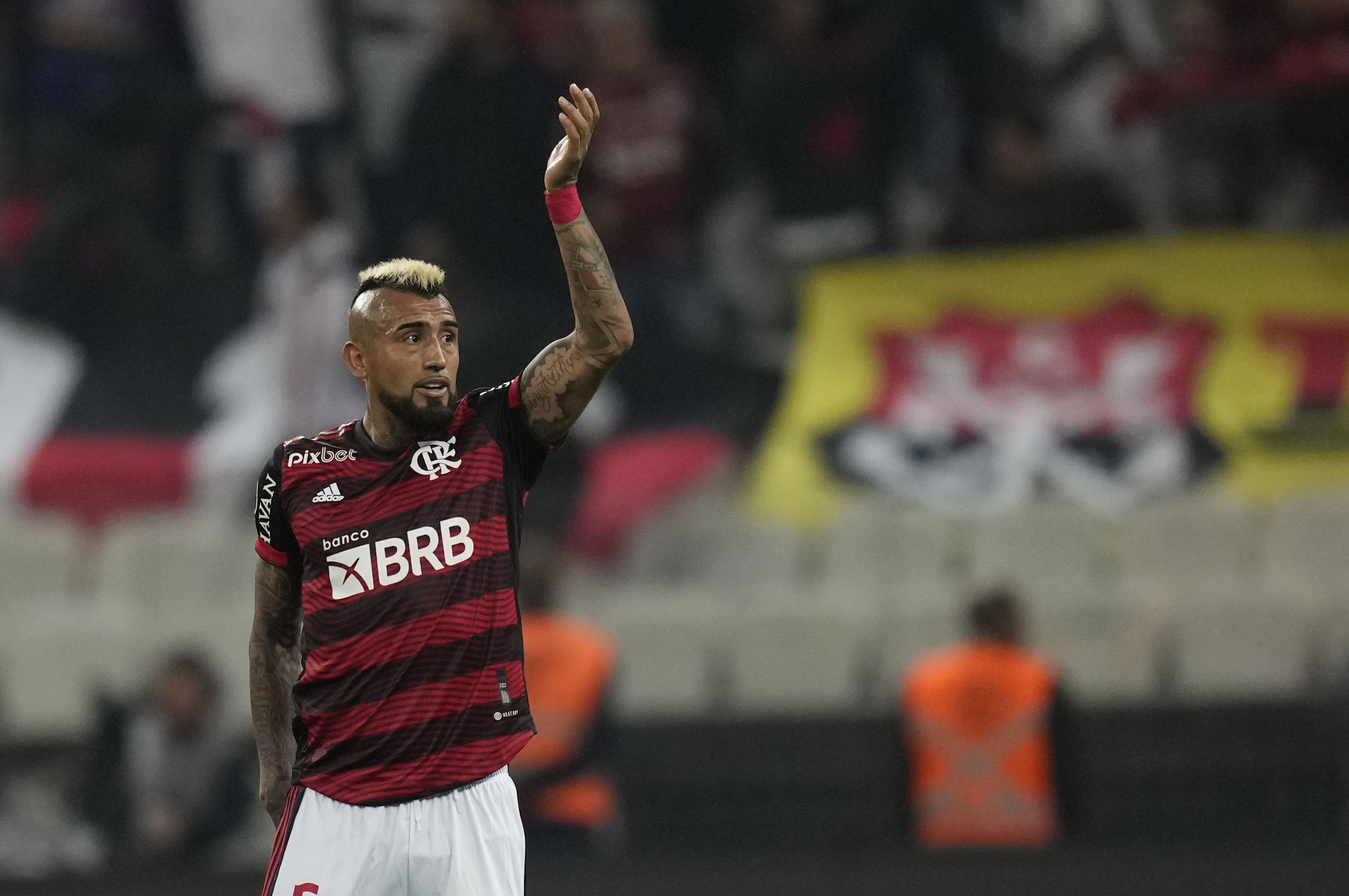 Una gran jugada: Arturo Vidal anotó el gol que le dio el triunfo a Flamengo