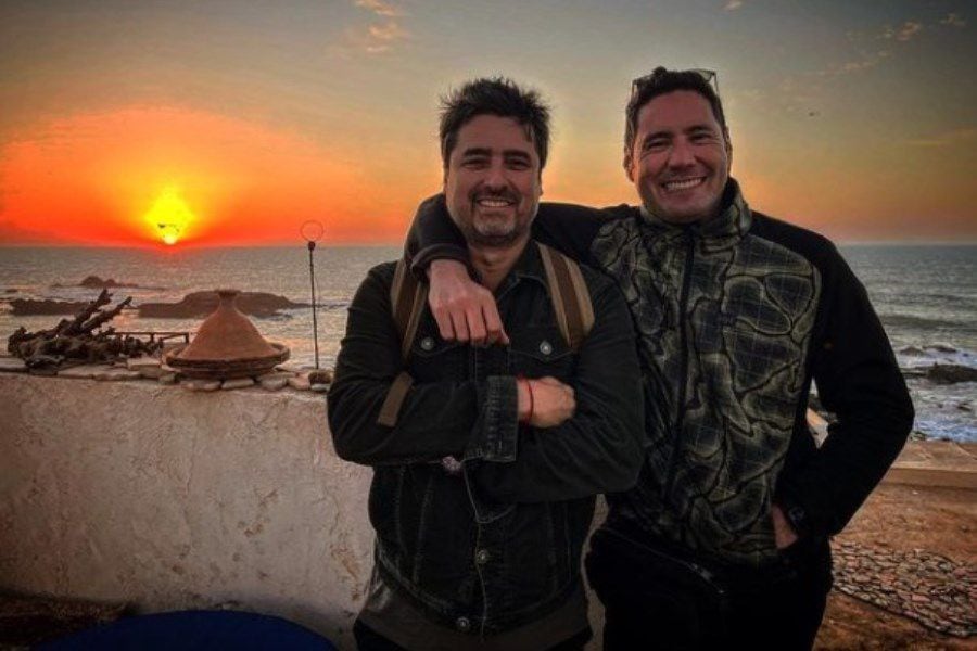 "Gracias infinitas...": Pancho Saavedra celebró su cumpleaños junto a Jorge Zabaleta en España