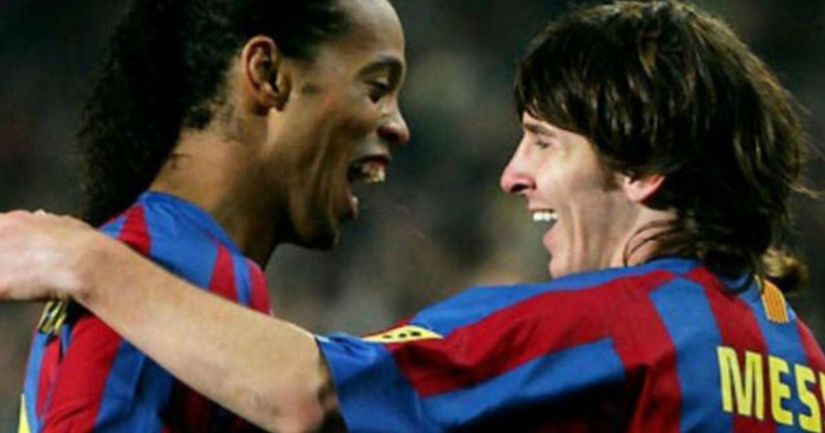 Abrazo Del Alma Así Fue El Reencuentro De Lionel Messi Y Ronaldinho Deportes