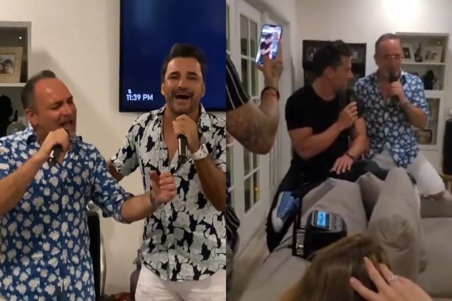 Así celebró Luis Jara su cumpleaños: incluyó karaoke con Douglas y Cristián de la Fuente