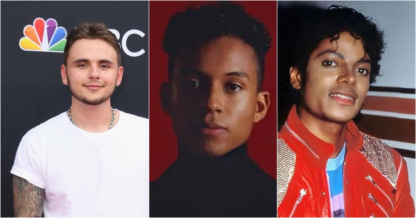 Prince Jackson, Jaafar Jackson y Michael Jackson