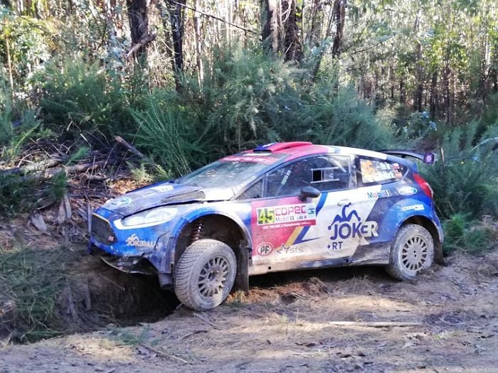 Pedro Heller sufre volcamiento y queda colista en el campeonato mundial de Rally