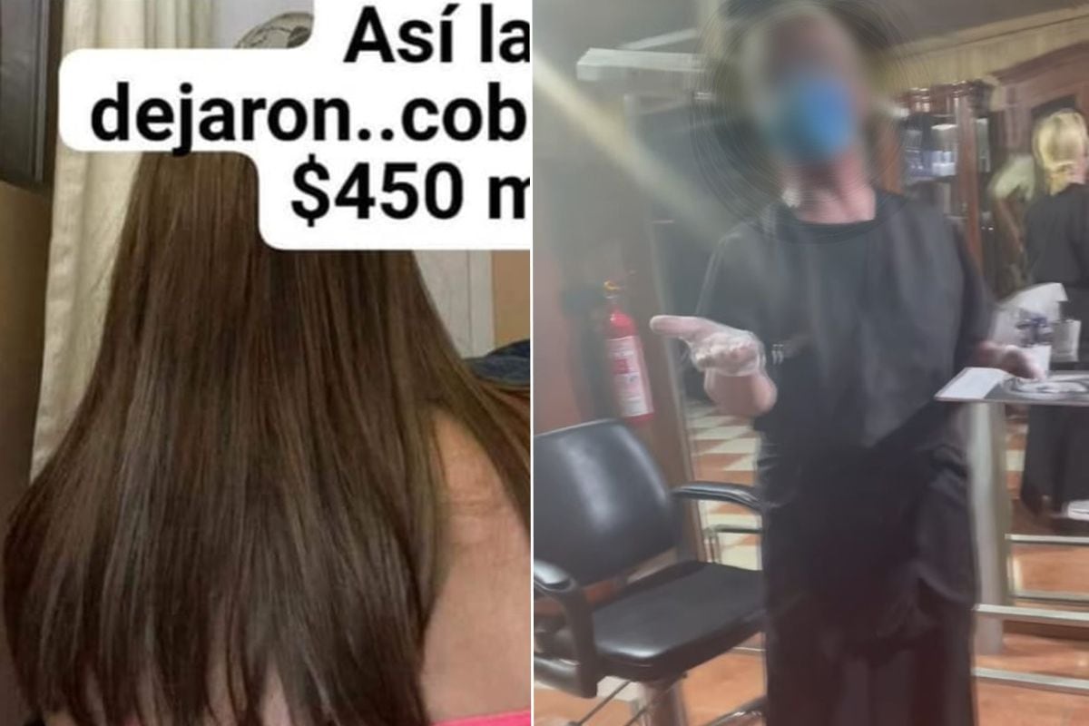 Le cobraron 450 mil por teñirse el pelo