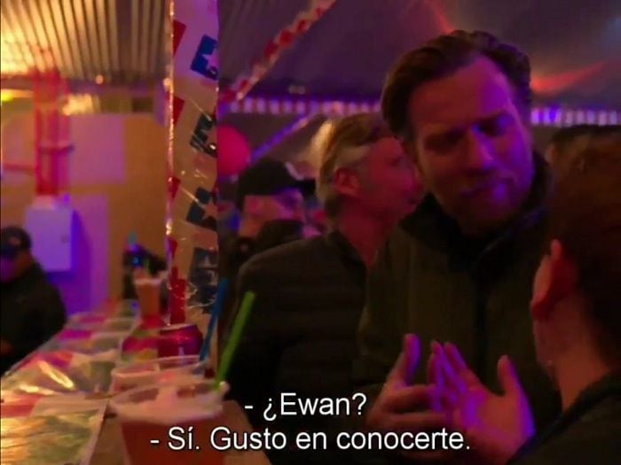 Viralizan video de Ewan McGregor en fonda de Puerto Montt