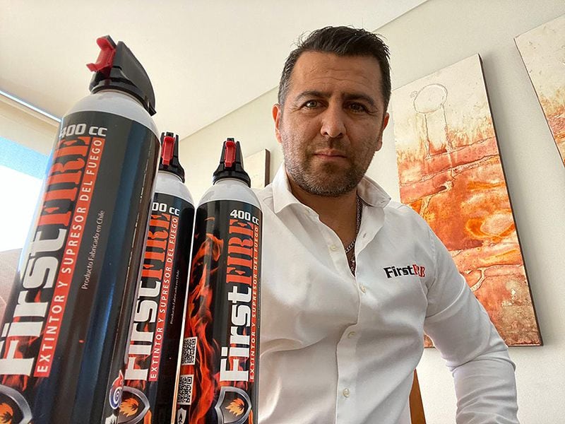 Inventor creó nueva pócima antiincendios