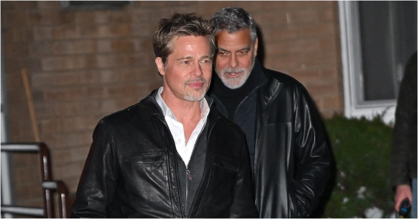 Brad Pitt y George Clooney