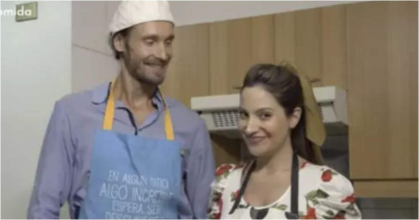 Daniela Palavecino y esposo