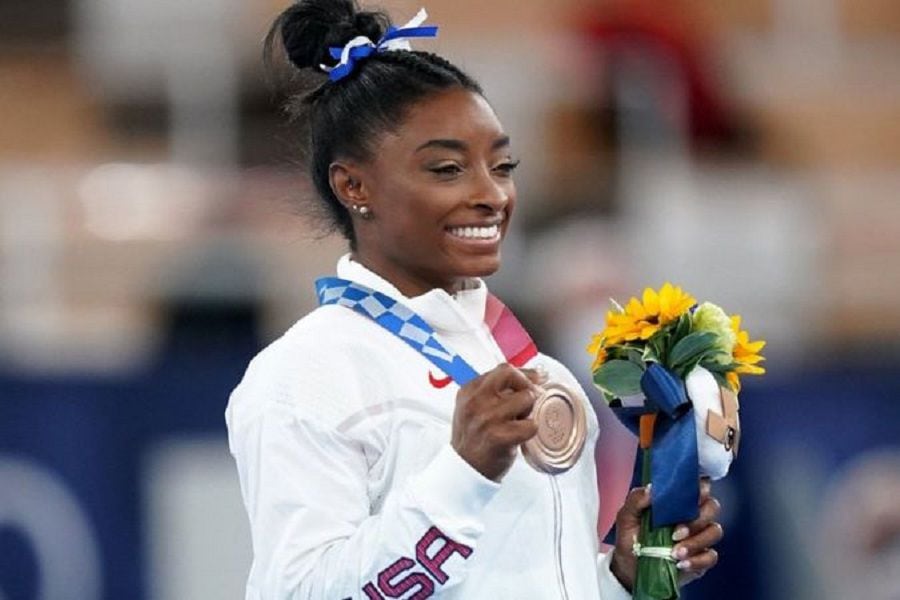 Simone Biles se colgó el bronce: "Solo quería salir y hacerlo por mí"