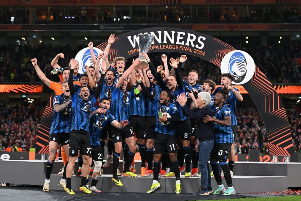 Atalanta se coronó campeón de la Europa League.