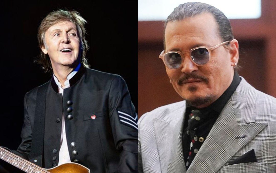 Paul McCartney y Johnny Depp