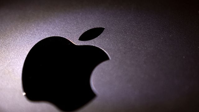 FILE PHOTO: Illustration shows Apple logo